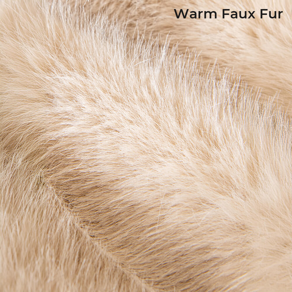 Warm Thick Faux Fur Sofa Protector Non-Slip Couch