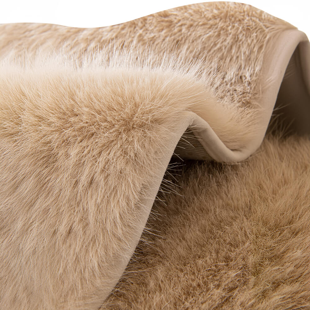Warm Thick Faux Fur Sofa Protector Non-Slip Couch