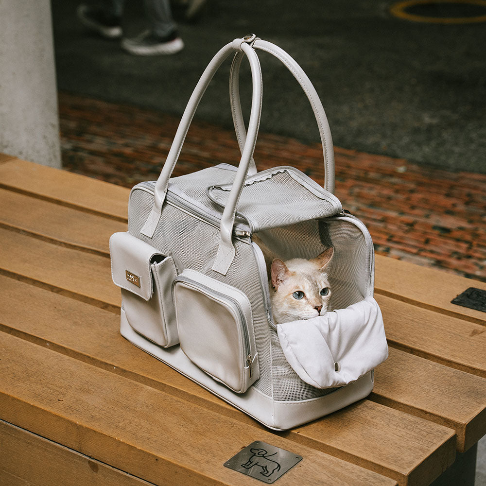 Lightweight Breathable Mesh Safe Pet Carrier - Urb