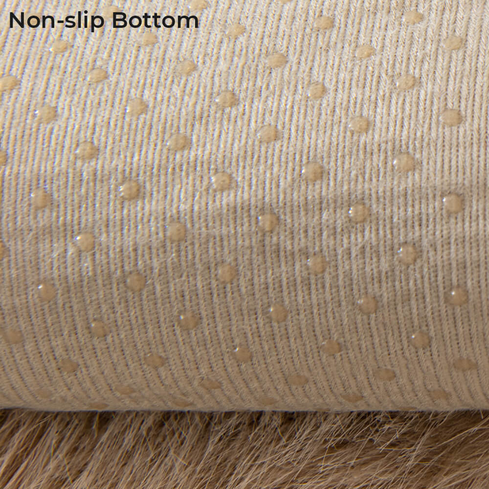 Warm Thick Faux Fur Sofa Protector Non-Slip Couch
