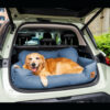 Travel Bolster Safety Medium Large Dog Car Back Se