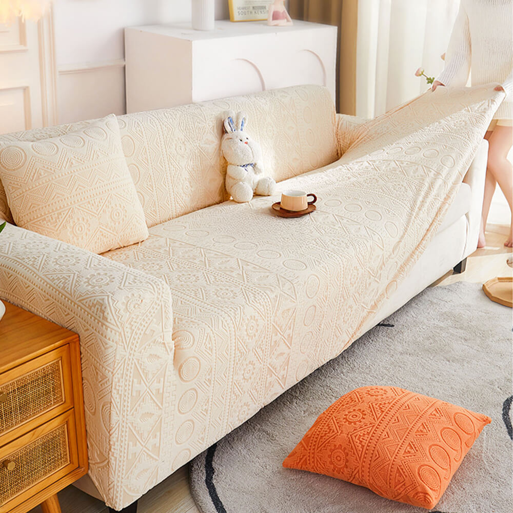 Bohemian Jacquard Stretch Full-Cover Anti-Slip Cou