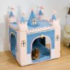 Christmas Snow House Cozy Warmth Large Dog House