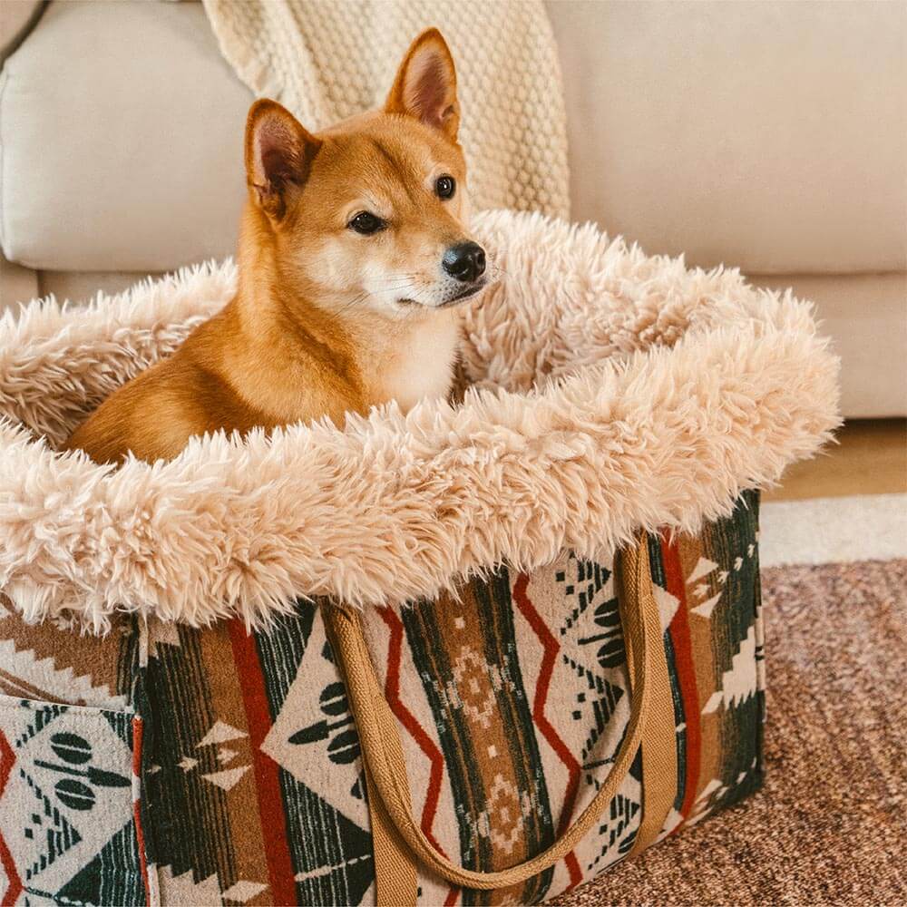 Large Reversible All-Season Indie Boho Pet Carrier