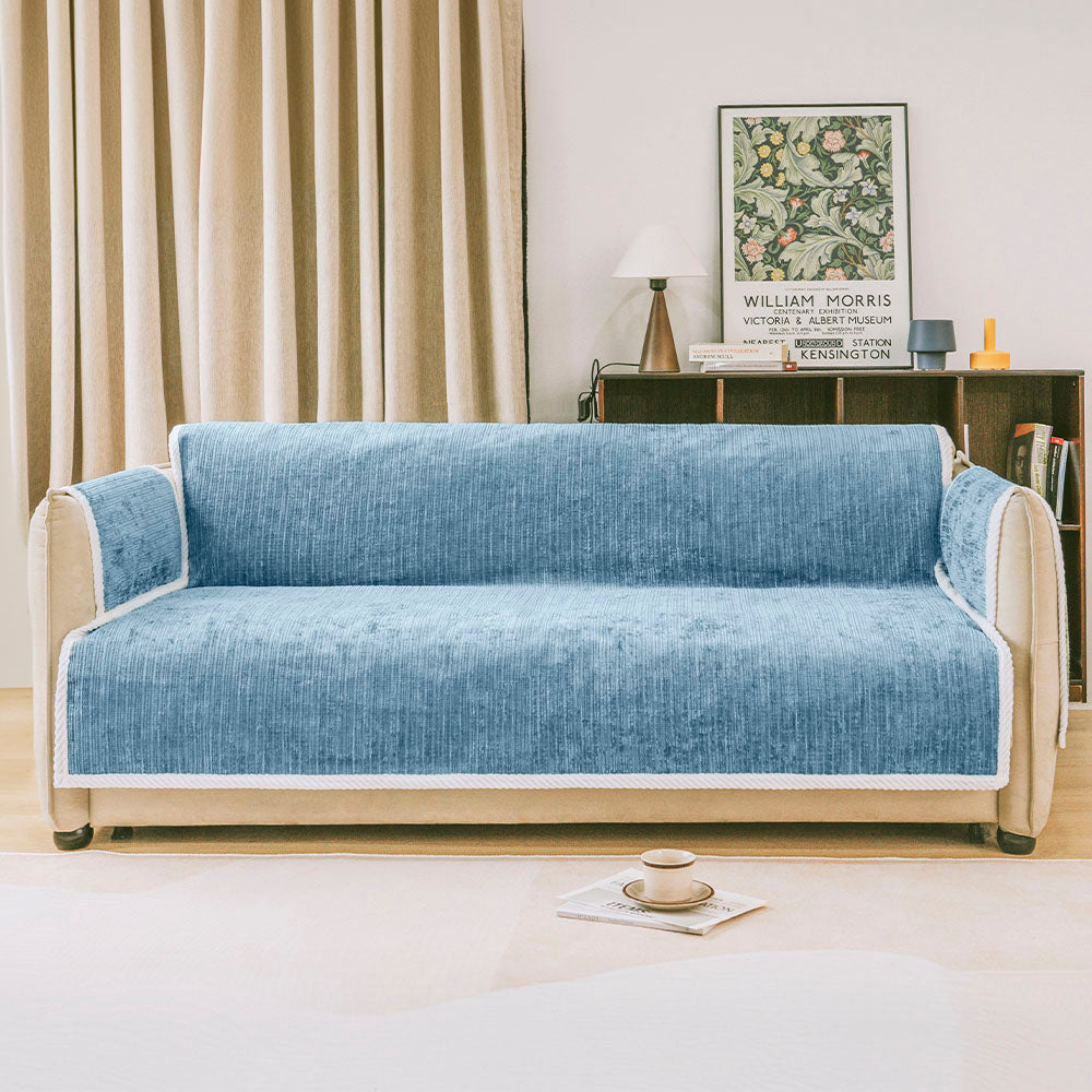 All-Season Anti-Slip Striped Pet Rug Furniture Pro