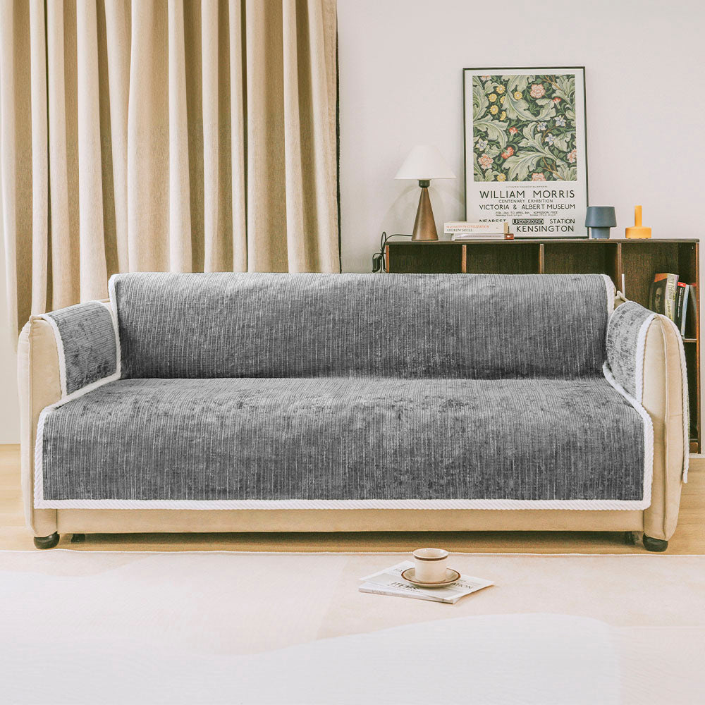 All-Season Anti-Slip Striped Pet Rug Furniture Pro