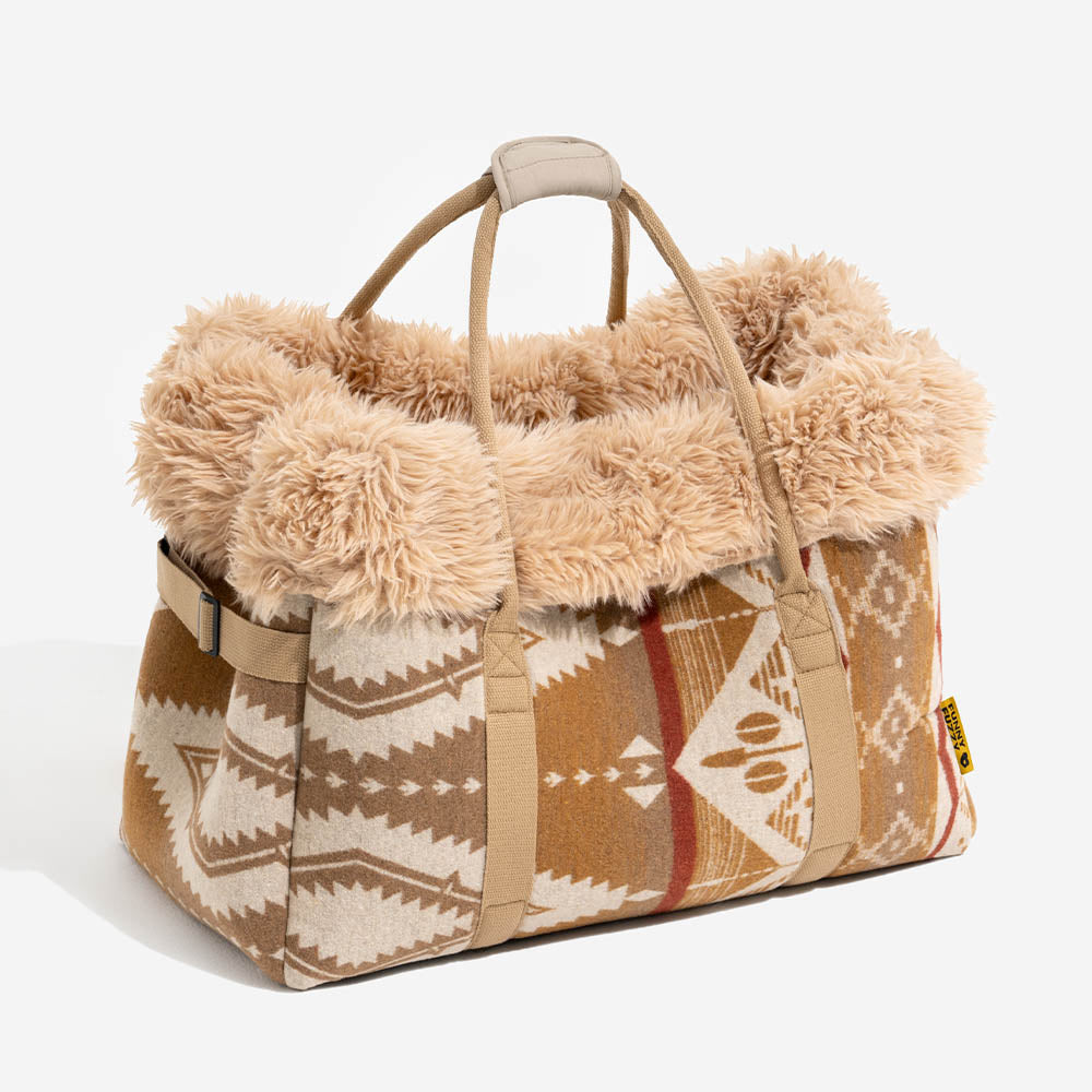 Large Reversible All-Season Indie Boho Cat Carrier