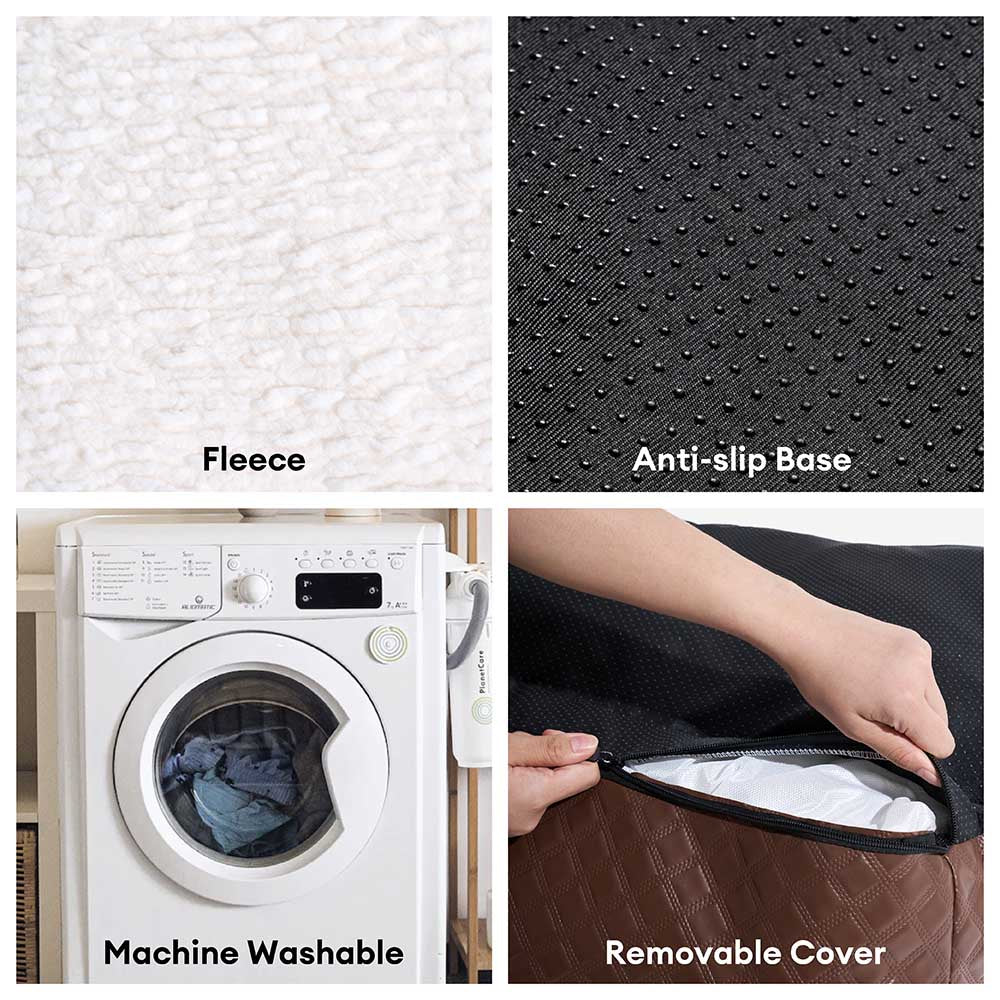 Classic Cozy Cushioning Pillow Bolster Dog Sofa Be