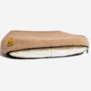 Large Washable Creamy Cozy Flat Dog Beds - Cheesec