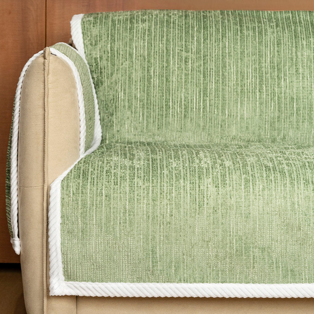 All-Season Anti-Slip Striped Pet Rug Furniture Pro