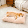 Vintage Large Cozy Calming Sofa Dog Bed