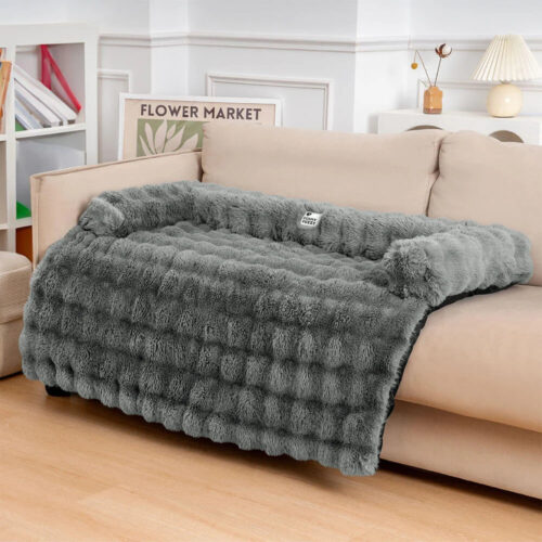 Fluffy Fuzzy Calming Dog Bed Sofa Protector Pet Ma