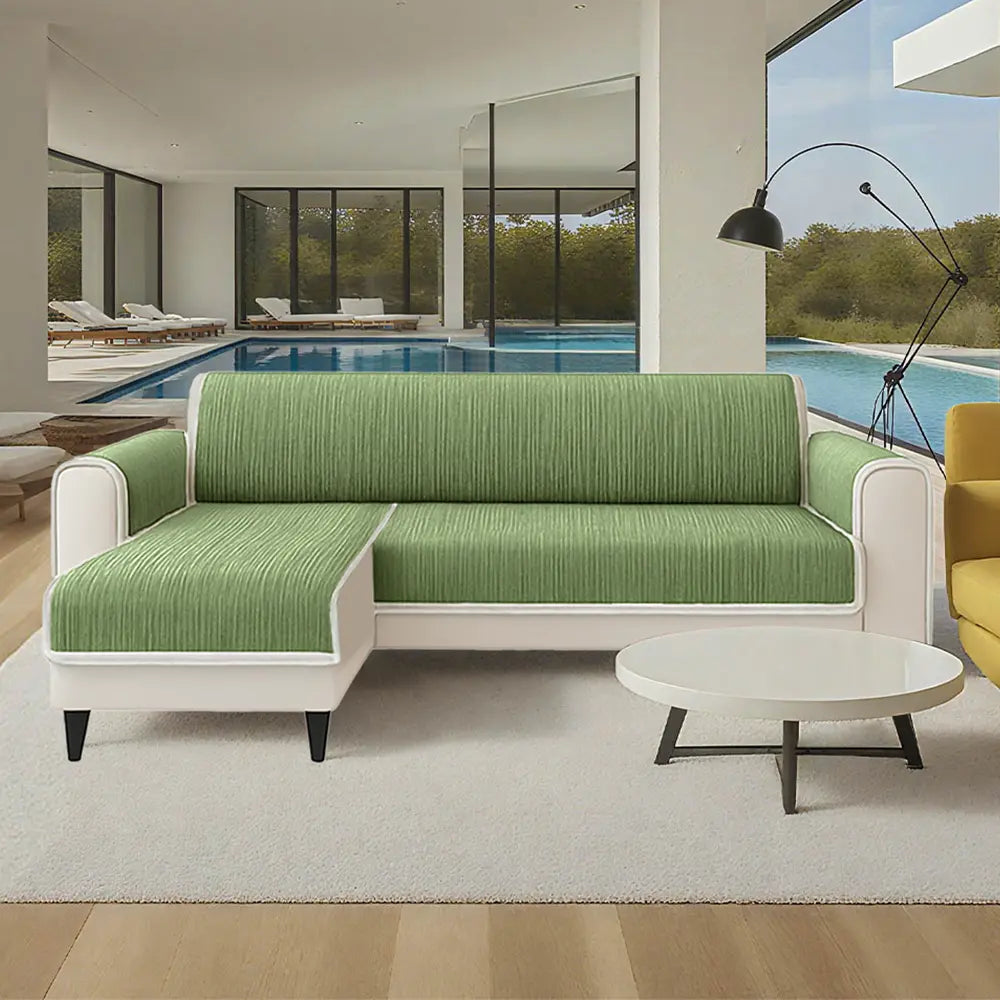 All-Season Anti-Slip Striped Pet Rug Furniture Pro