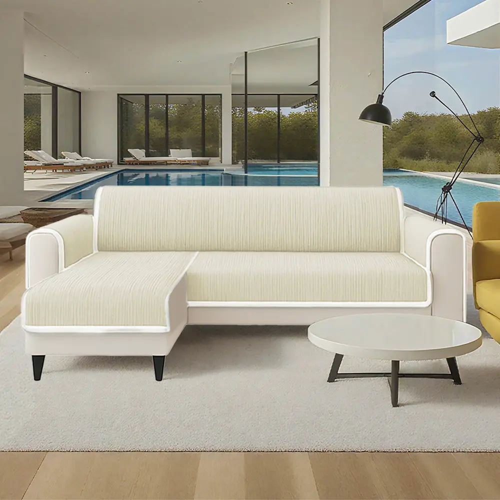All-Season Anti-Slip Striped Pet Rug Furniture Pro
