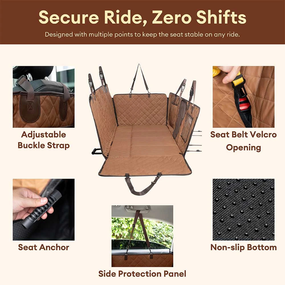 Premium Faux Leather Water-repellent Hammock Dog C