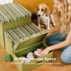 Foldable Dog Stairs with Storage and Condo - Funny
