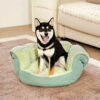 Multifunctional Semi-Enclosed Cave Dog Bed Warming