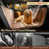Premium Faux Leather Water-repellent Hammock Dog C