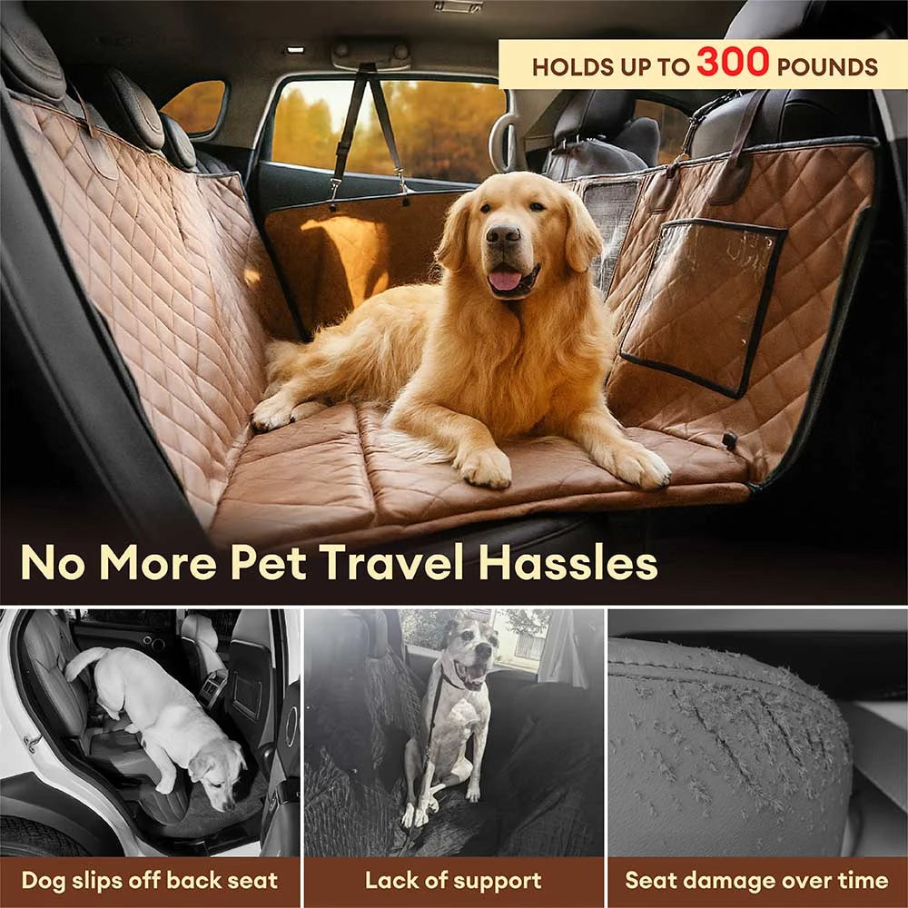Premium Faux Leather Water-repellent Hammock Dog C