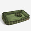 Classic Luxury Floral Washable Cozy Bolster Dog Pi