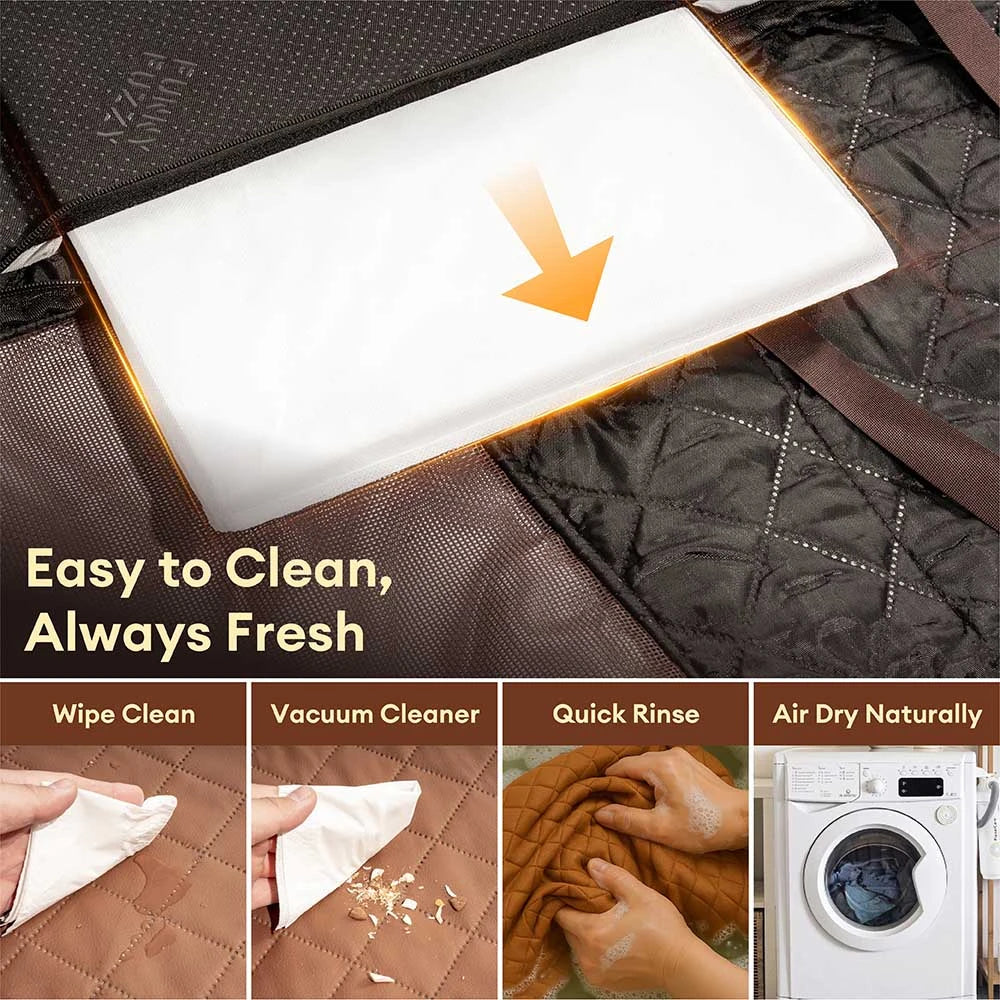 Premium Faux Leather Water-repellent Hammock Dog C