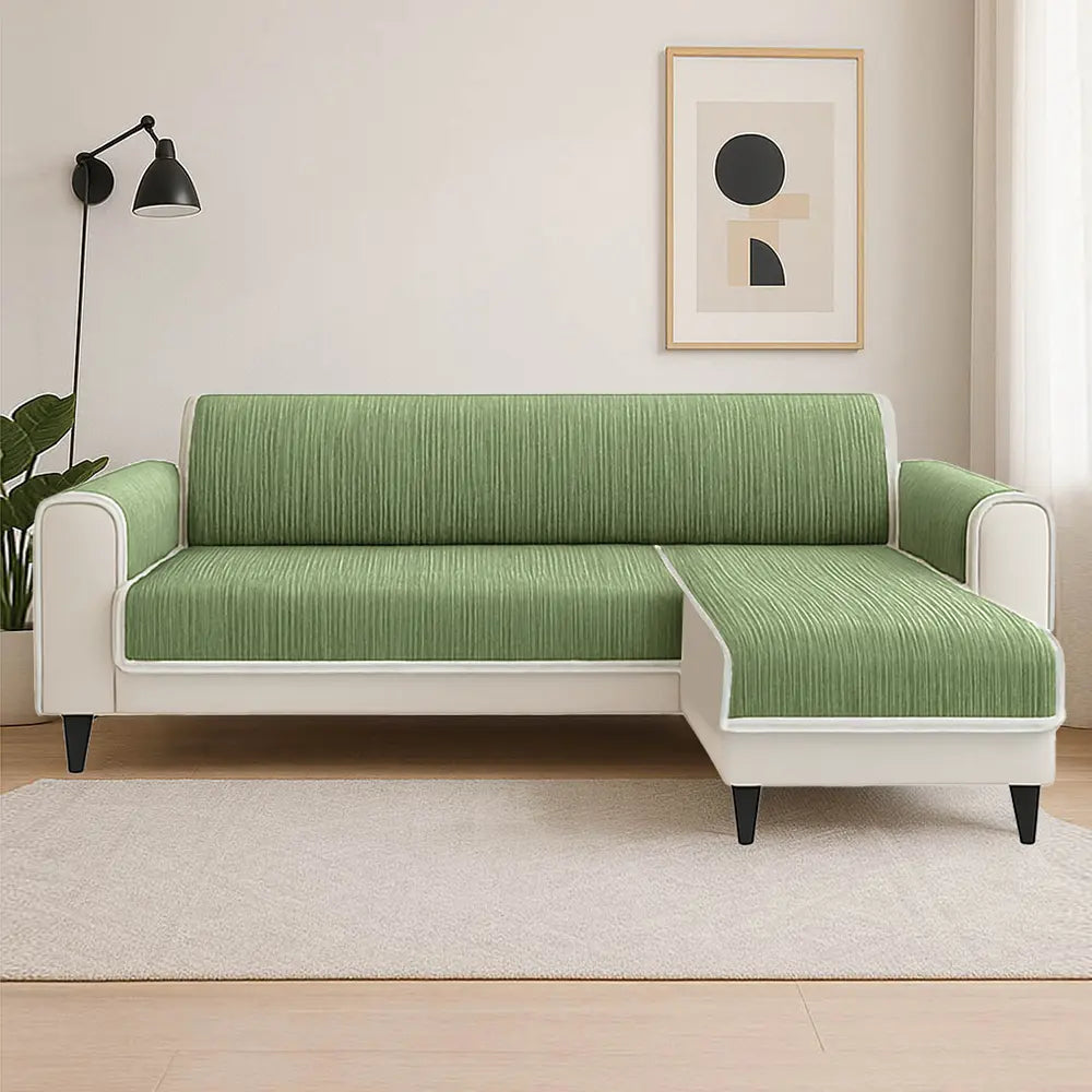 All-Season Anti-Slip Striped Pet Rug Furniture Pro
