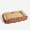 Large Washable Vintage Tartan Folding Blanket Dog 