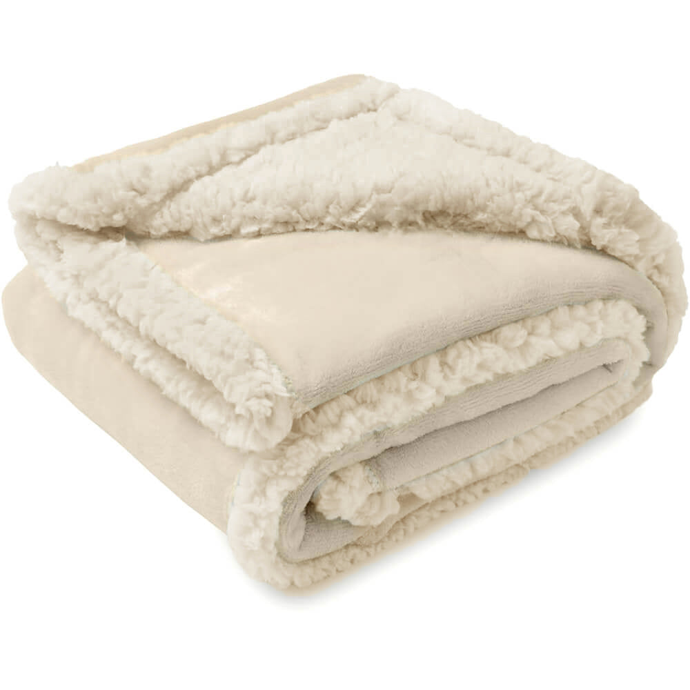 Waterproof Flannel Sherpa Fleece Thickened Dog Bla
