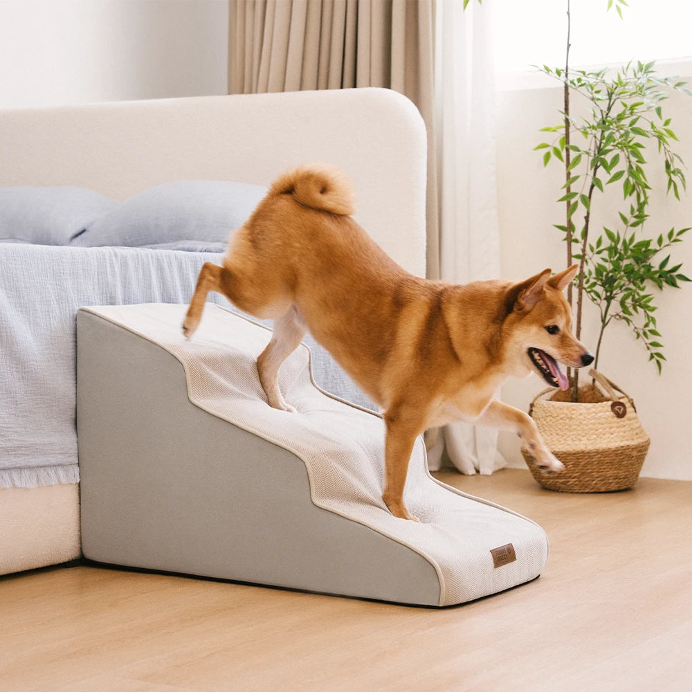 Non-slip All-season Extra Wide Portable Dog Stairs