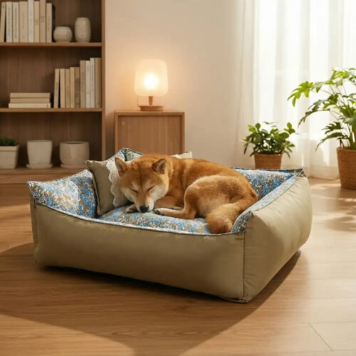 Floral Pattern Anti Static Washable All Season Dog