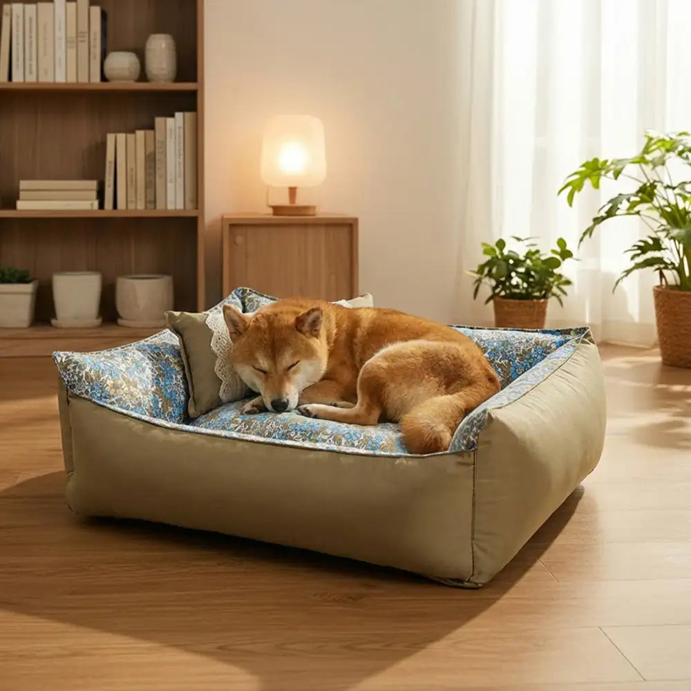 Floral Pattern Anti Static Washable All Season Dog