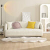 Minimalist All-Season Solid Cotton Geometric Quilt