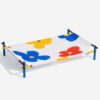 Vibrant Summer Print Style Aluminum Elevated Dog B