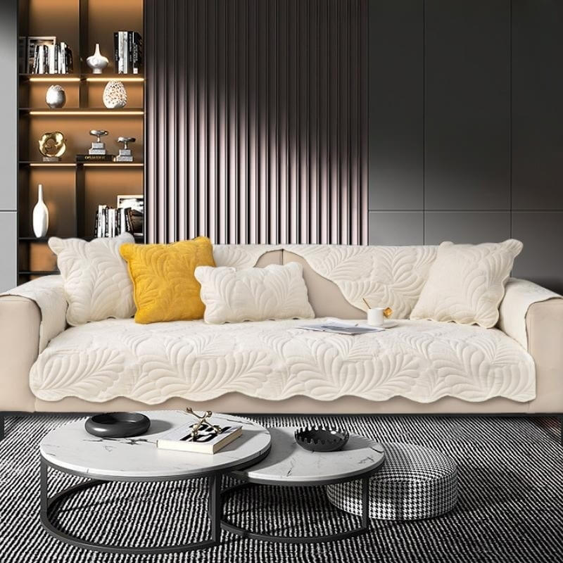 Leaf Cotton Mat Anti-scratch Protective Couch Cove