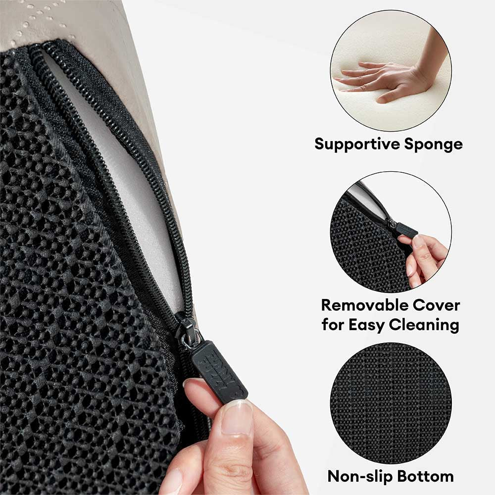 Luxe Water-repellent Faux Leather Removable Spiral