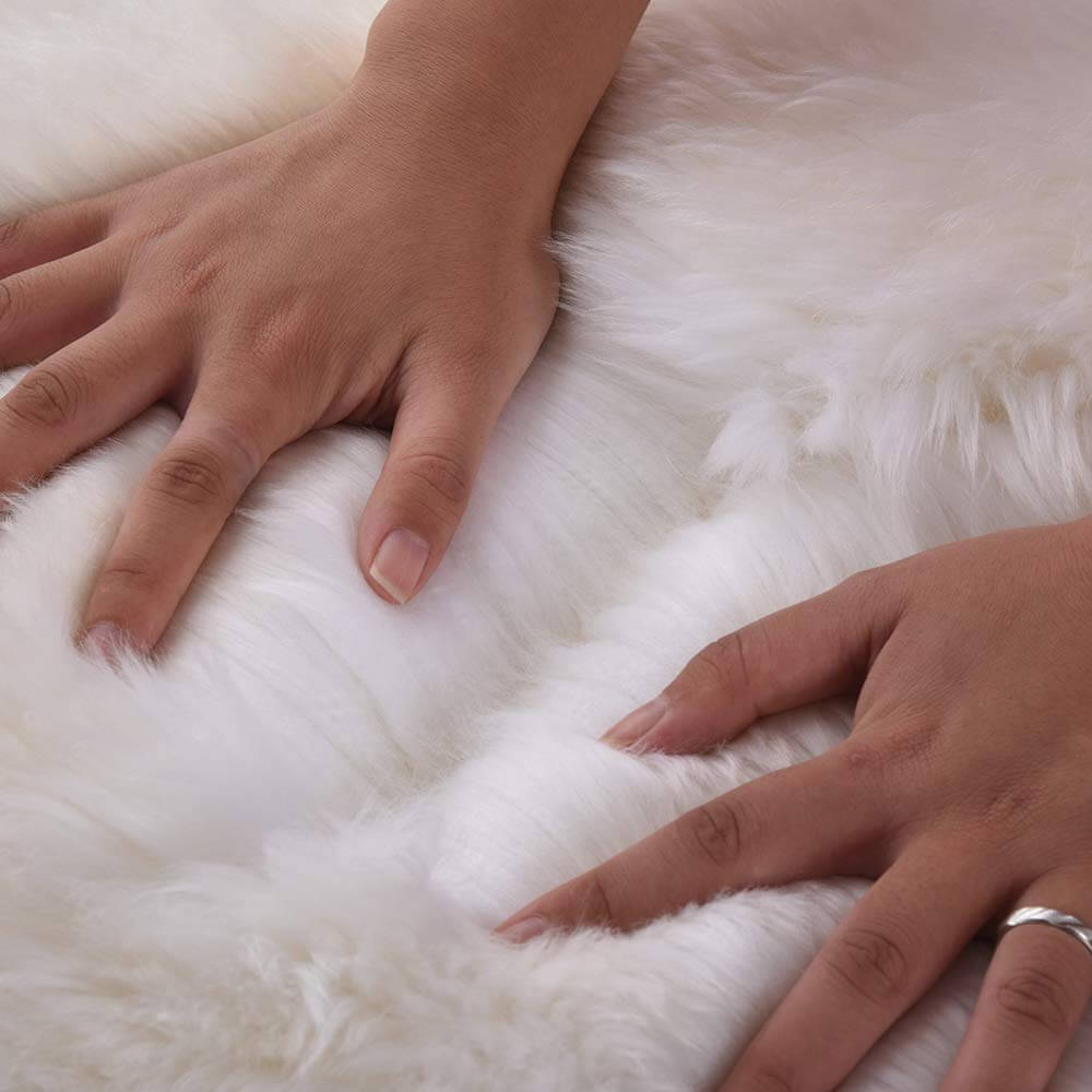 Long Plush Soft Irregular Cashmere Rug – Cozy Comf