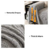 Bowknot Jacquard Plush Multifunctional Sofa Blanke
