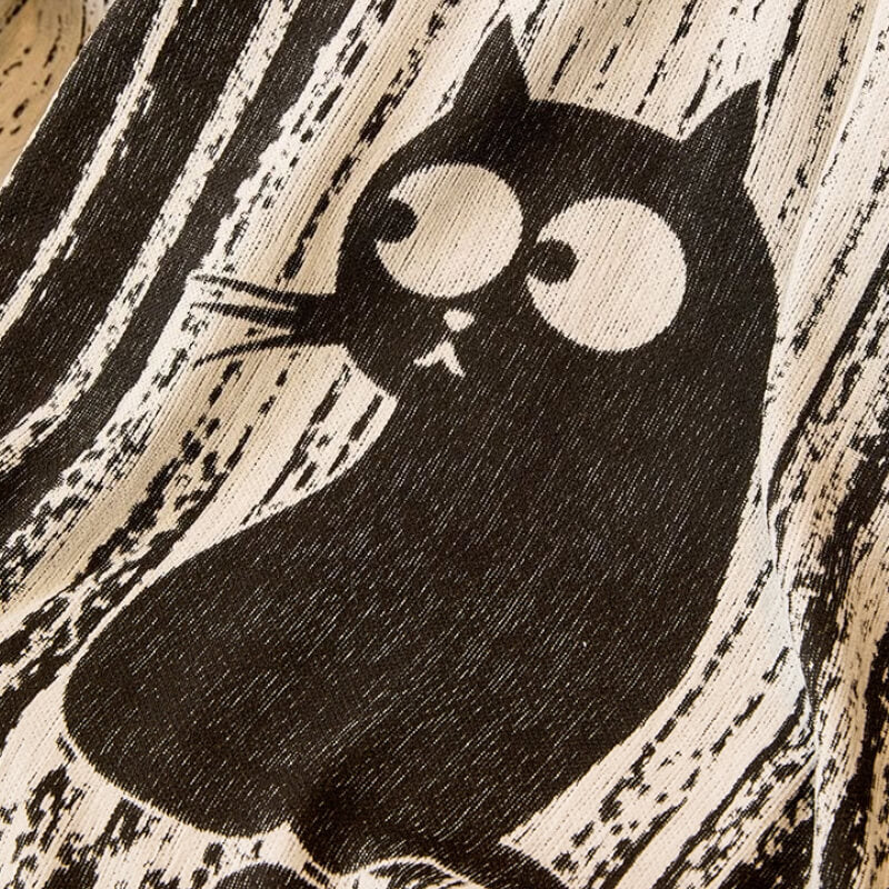 Cartoon Paw Print Chenille Anti-Scratch Throw Couc
