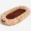 Classic Fluffy Super Large Donut Human Dog Bed - C