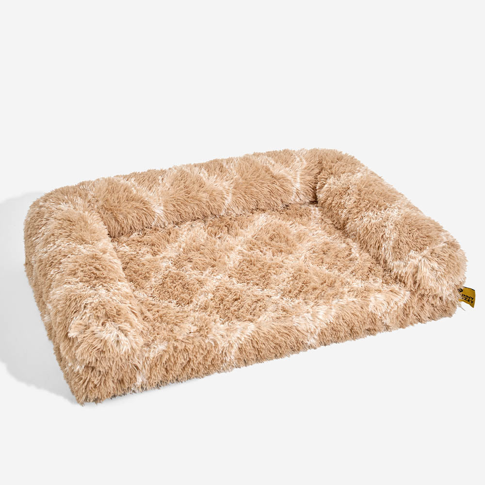 Classic Plaid Orthopedic Bolster Cat Sofa Bed - Co