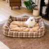 Classical Retro Plaid Removable Bolster Calming Do