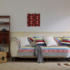 Colorful Striped Quilted Sofa Chic Protector Comfo