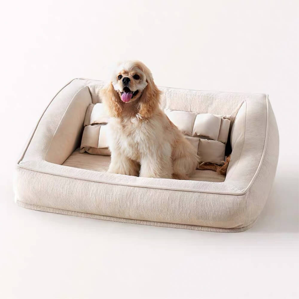 Comfort Orthopedic Support Dog Sofa Bed with Pillo