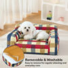 Cotton Canvas Fabric Breathable Scratch-Resistant 