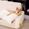 Creamy Fluffy Orthopedic Human-Dog Bolster Bed - E