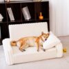 Creamy Fluffy Orthopedic Human-Dog Bolster Bed - E