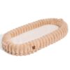 Creamy Plush Super Large Donut Human Dog Bed - Cud