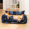 Denim Patchwork Style Pet Double Layer Sofa Dog So