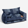 Denim Patchwork Style Pet Double Layer Sofa Dog So