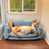 Denim Patchwork Style Pet Double Layer Sofa Dog So